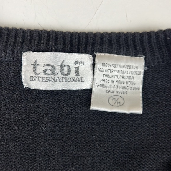 Tabi International Embroidered  Cotton Button Up Vest - Picture 3 of 7